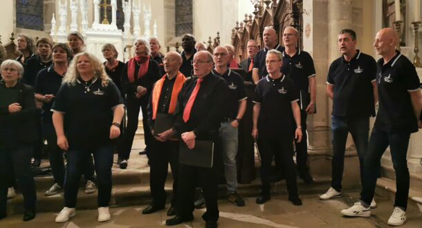Concert chorale eglise chaumousey 2024 avec Coup de Choeur de Golbey et Atout Choeur d'Epinal