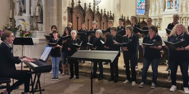Concert chorale eglise chaumousey 2024 avec Coup de Choeur de Golbey