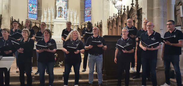 Concert chorale eglise chaumousey 2024 avec Coup de Choeur de Golbey