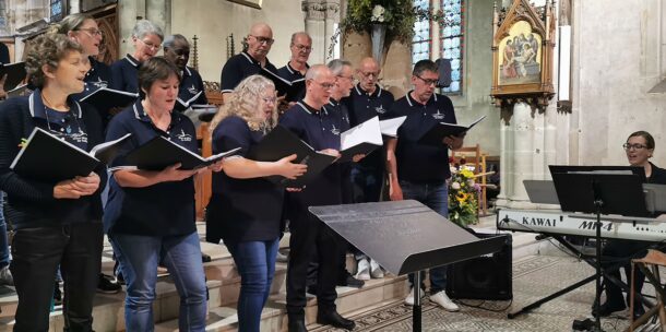 Concert chorale coup de choeur de golbey et colla voce à l'église de thaon-les-vosges