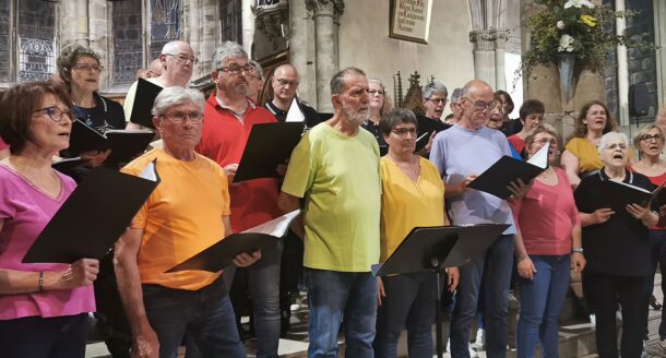 Concert chorale coup de choeur de golbey et colla voce à l'église de thaon-les-vosges