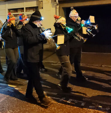 Défilé de Saint-Nicolas a Epinal 2024 avec l'orchestre d'harmonie de Golbey
