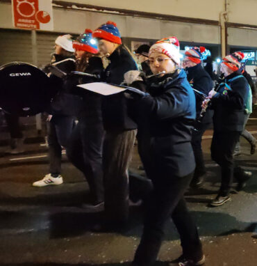 Défilé de Saint-Nicolas a Epinal 2024 avec l'orchestre d'harmonie de Golbey