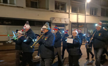 Défilé de Saint-Nicolas a Epinal 2024 avec l'orchestre d'harmonie de Golbey
