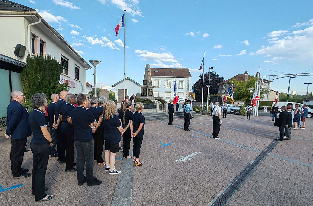 Cérémonie 2025 de la fête Nationale à Golbey