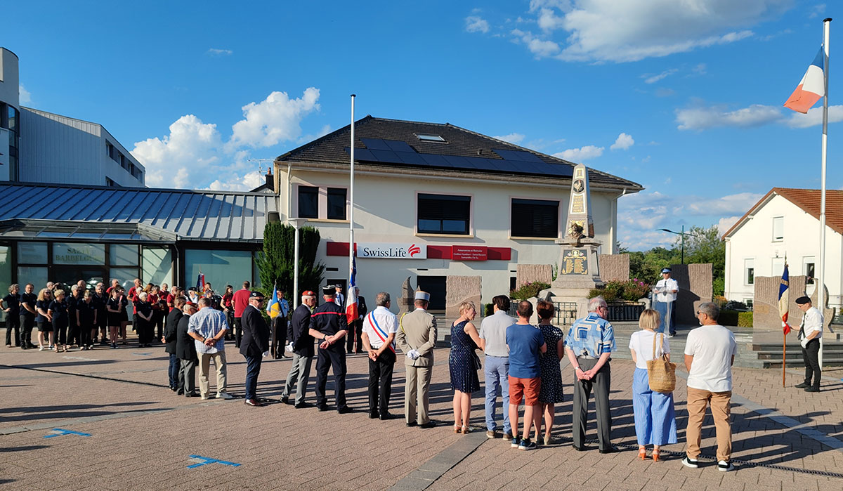 Cérémonie 2025 de la fête Nationale à Golbey