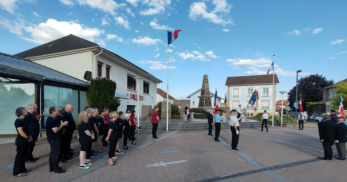 Cérémonie 2025 de la fête Nationale à Golbey
