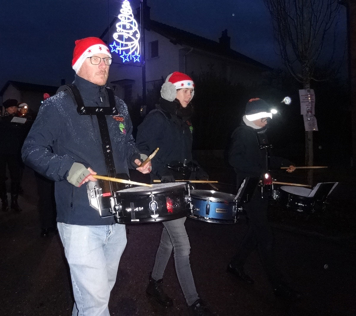 Défilé de la Saint-Nicolas 2025 à Golbey avec l'Orchestre d'Harmonie de l'Union Musicale de Golbey