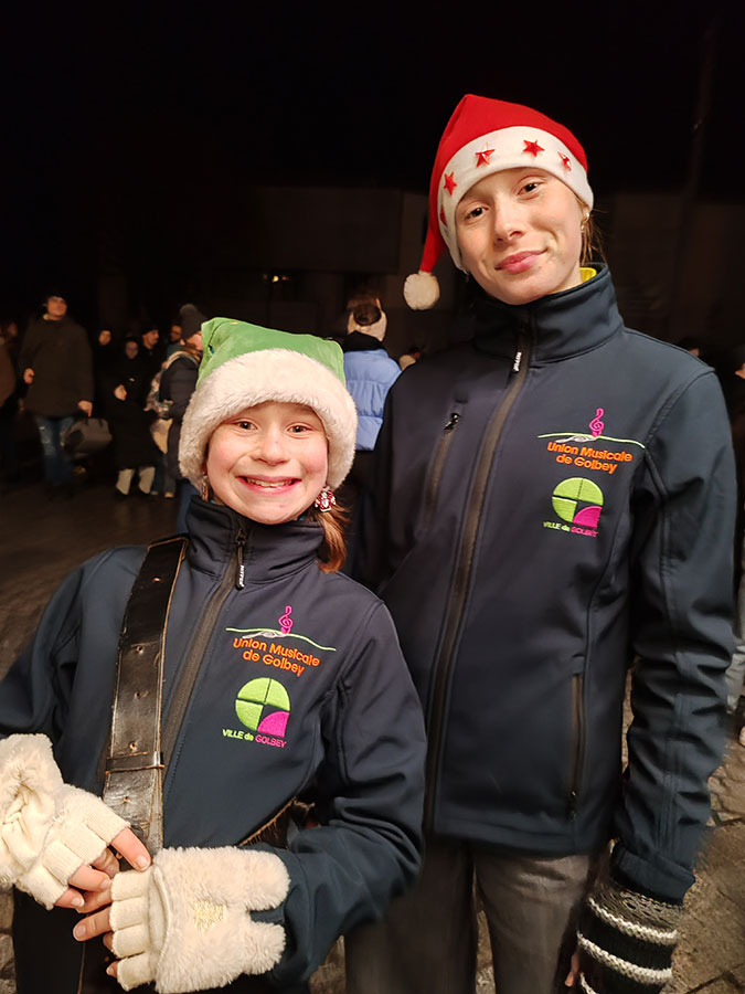 L'orchestre d'harmonie de Golbey au défilé de la Saint-Nicolas d'Epinal du 6 décembre 2025