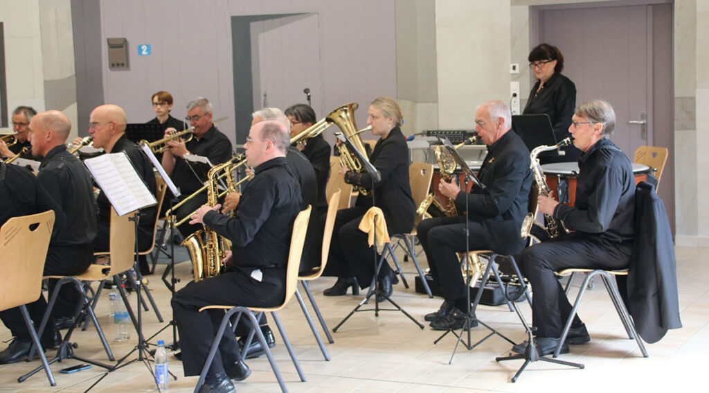 L'orchestre d'harmonie de Golbey en représentation à Jeuxey pour le concert de Printemps